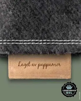 Full Colour Leren Labels