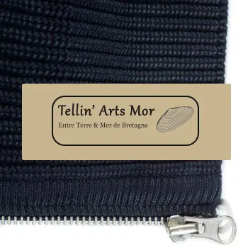 Stoffen Labels Met Tekst