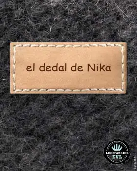Leren Naamlabels Bestellen