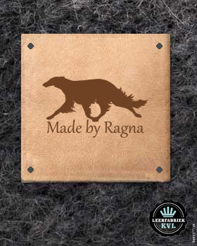 24 Leren labels | Leren labels met logo | Gepersonaliseerde leren labels