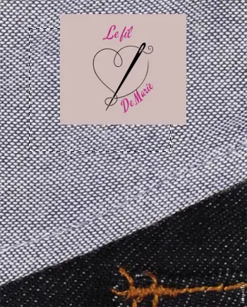 Stoffen Labels Met Logo