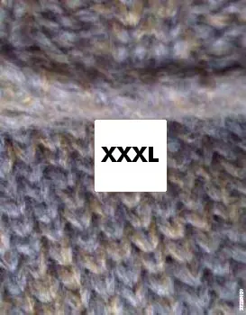 Maatlabels XS S M L XL
