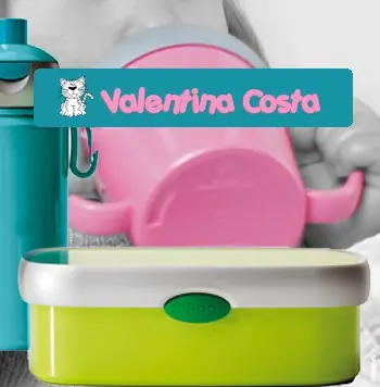 Vaatwasserbestendige Naamstickers